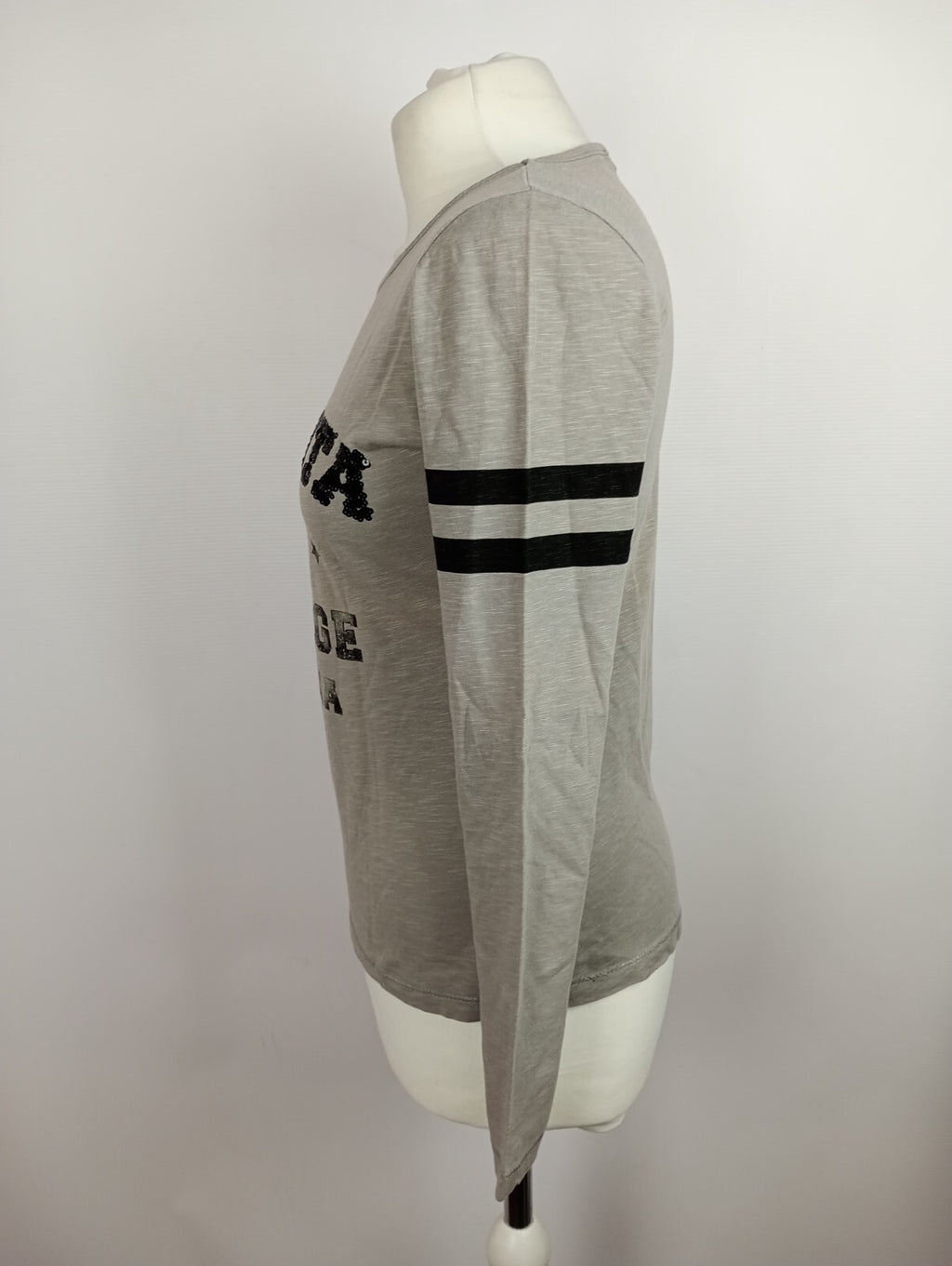 EK1932 Damen Langarmshirt von Darling, grau, Gr. S2