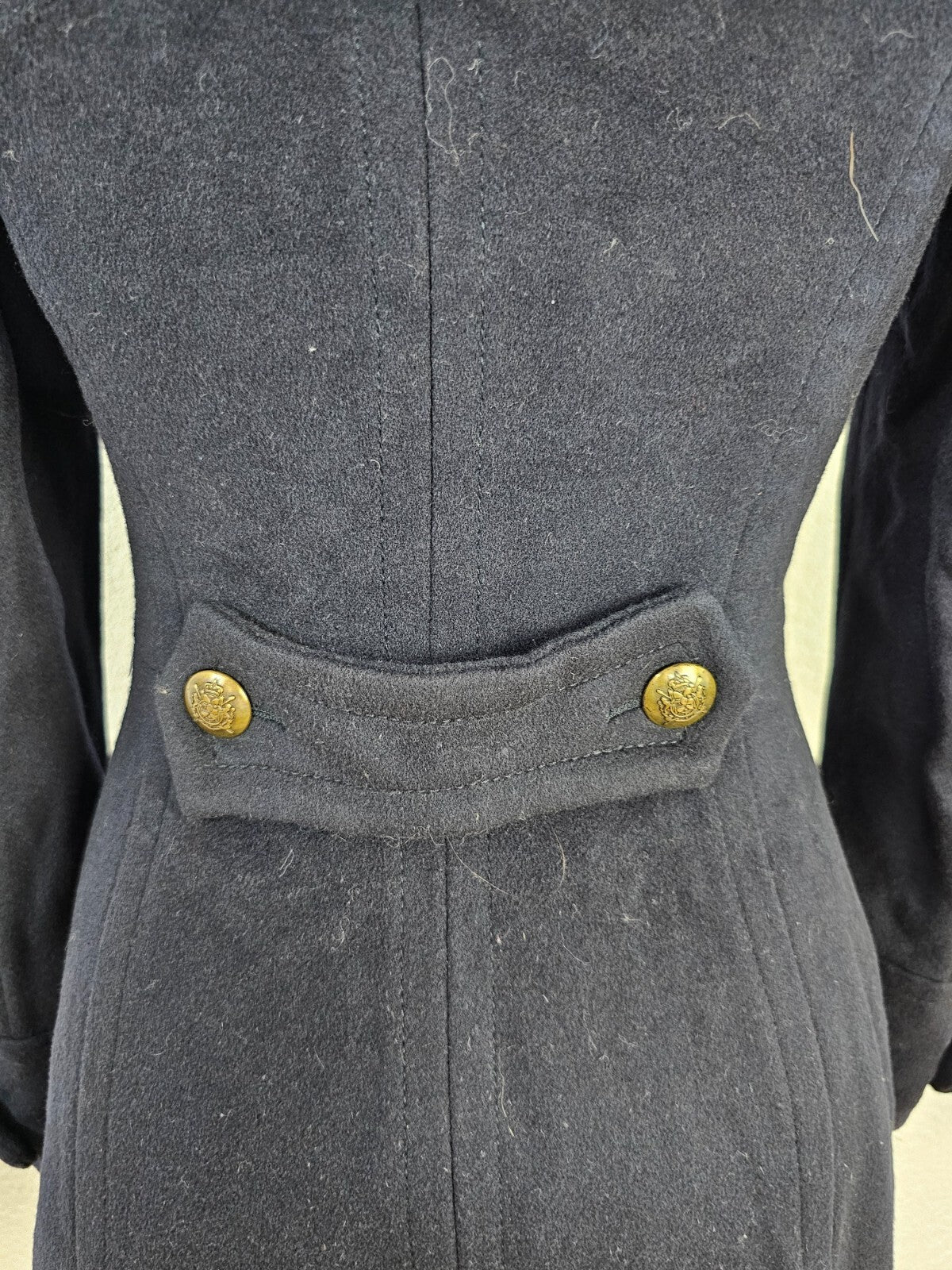 EK4541 Damen Mantel von Zara, dunkelblau, Gr. S5