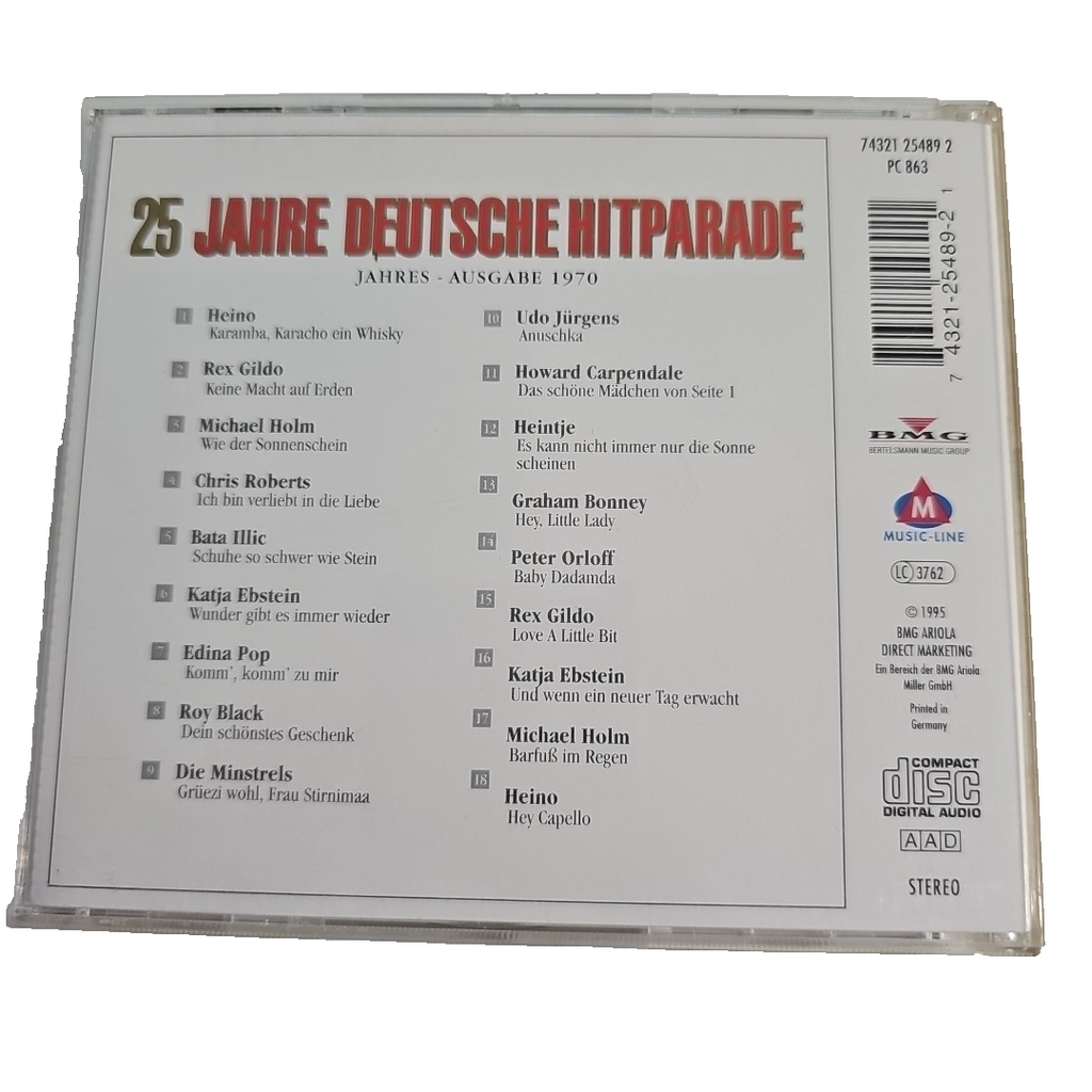 EB3132 25 Jahre Deutsche Hitparade 1970 CD gebraucht gut2