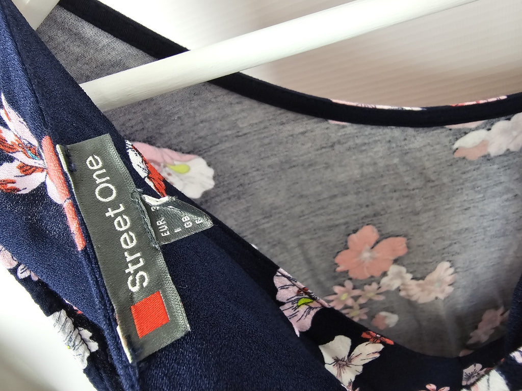 EK8915 Damen Bluse von Street One, Blau, Gr.364