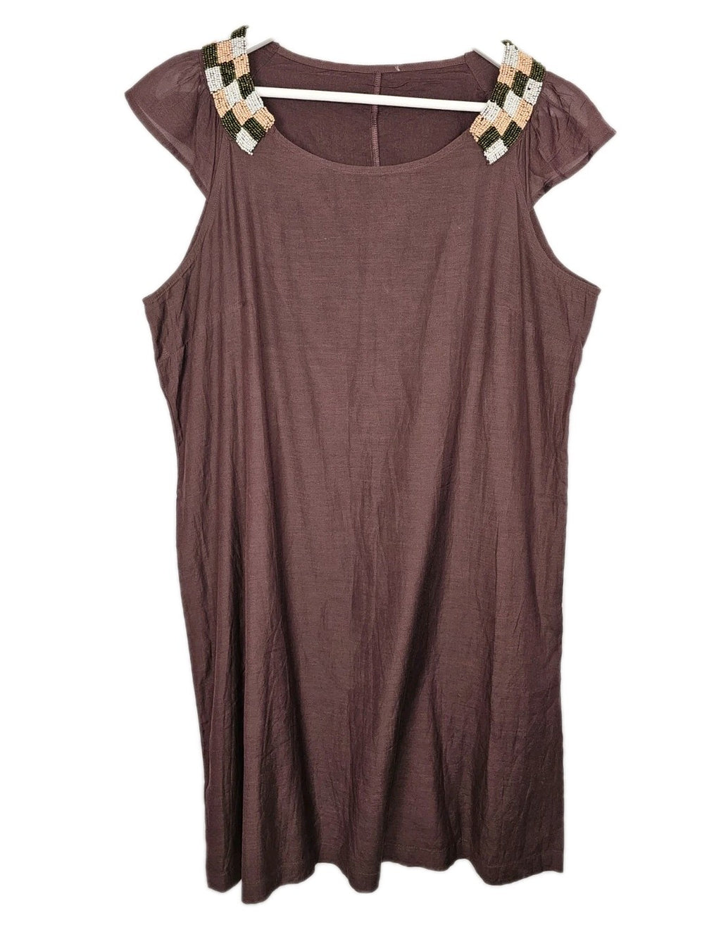 EK10121 Damen Kleid, braun, Gr.L ( Größentabelle)0