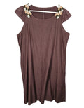 EK10121 Damen Kleid, braun, Gr.L ( Größentabelle)0