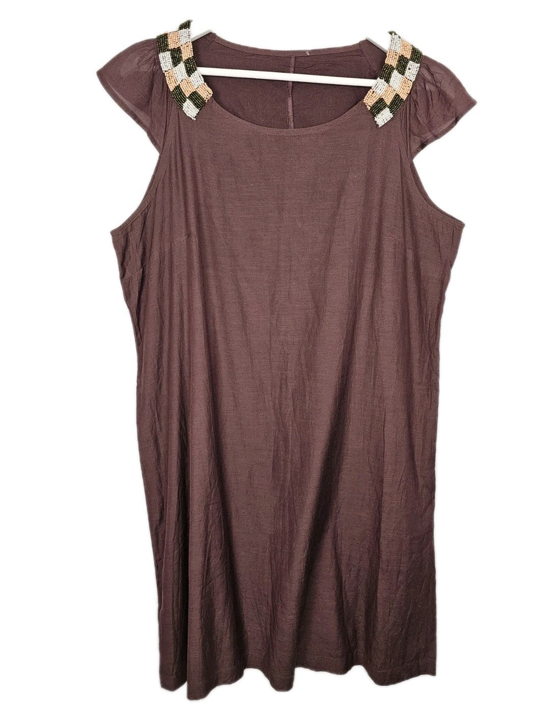 EK10121 Damen Kleid, braun, Gr.L ( Größentabelle)0