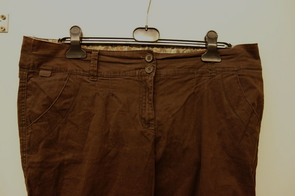 EK1976 Damen Hose von Cecil, Gr. W34, braun1