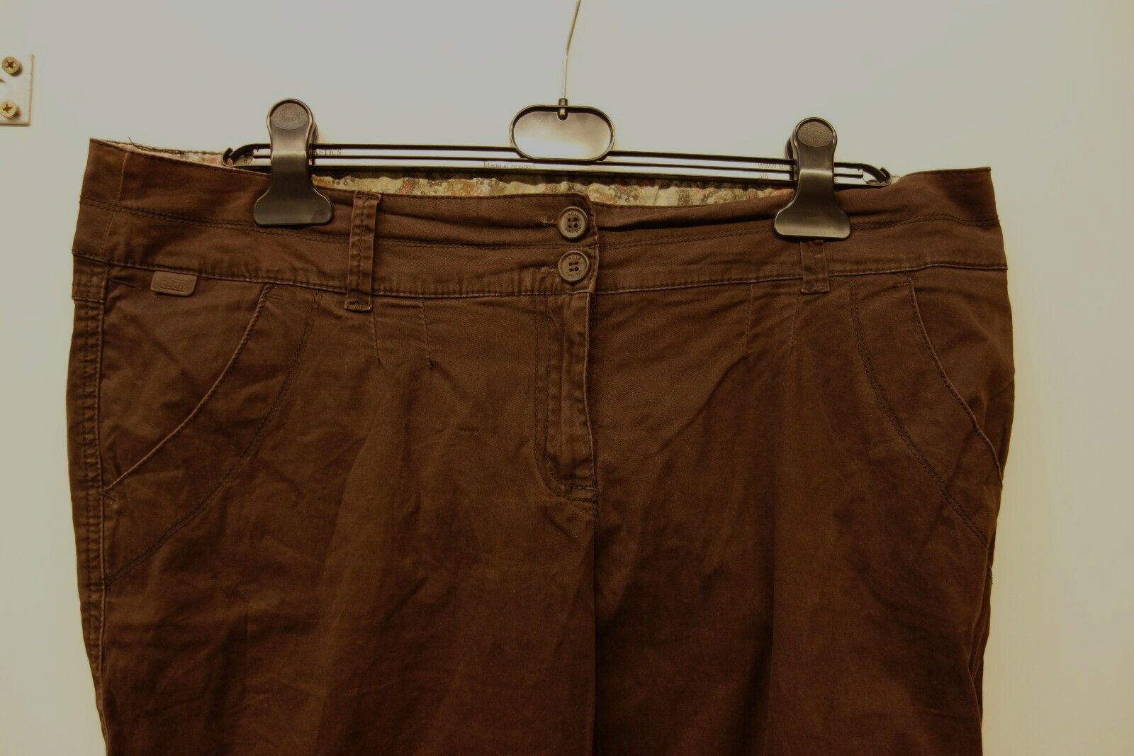 EK1976 Damen Hose von Cecil, Gr. W34, braun1