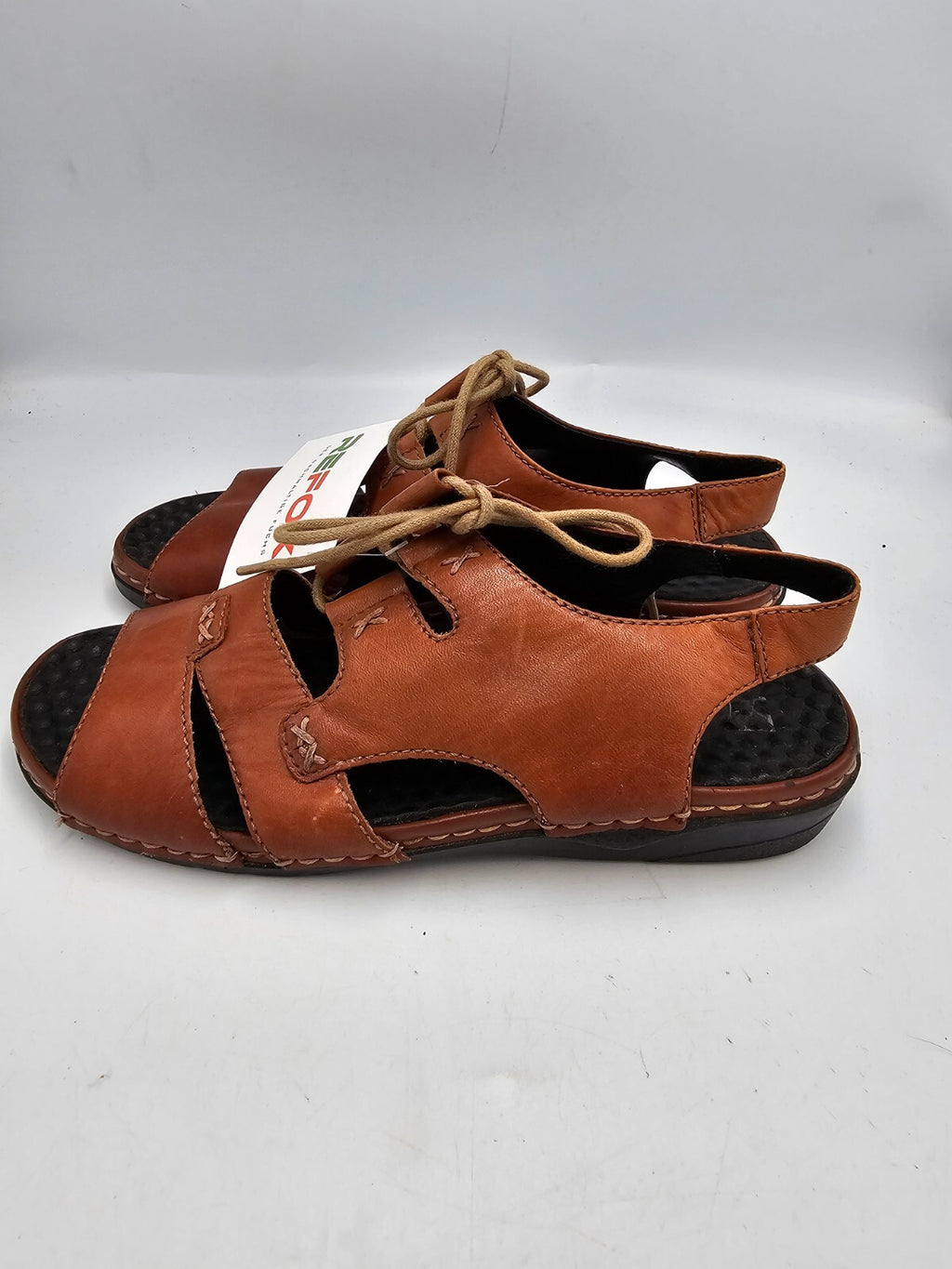 ES0162 Damen Sandalen von Donna Lisa, braun, Gr. 402