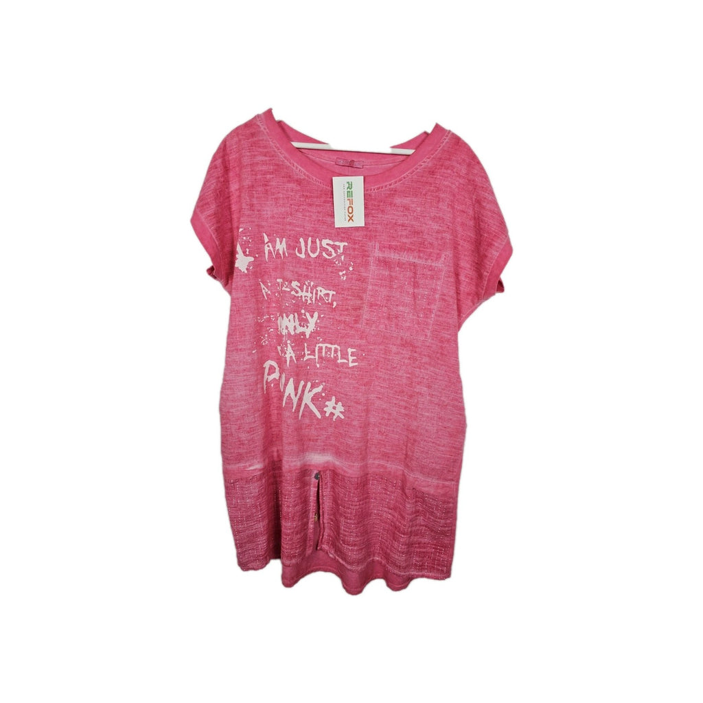 EK10338 Damen T-Shirt Made In Italy Gr.M Pink0