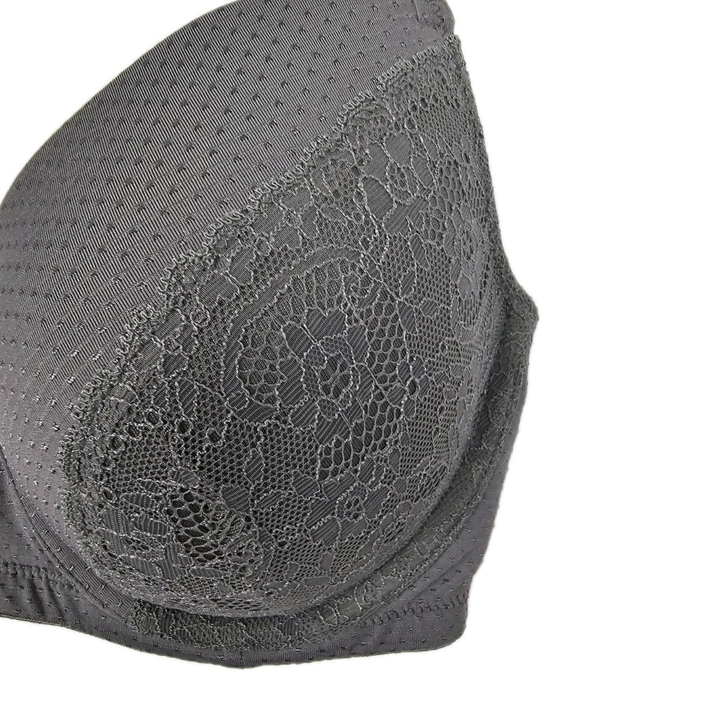 EK10618 Damen push-up-BH, Grau, Gr. 80C1