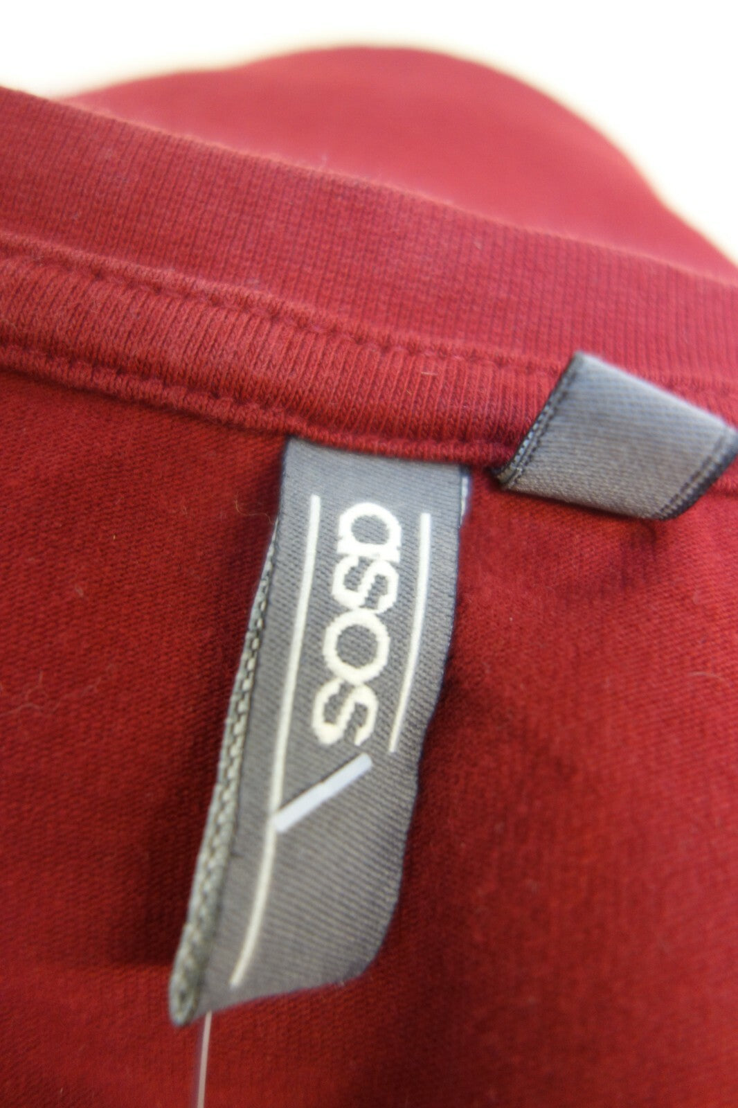 EK0650 Damen T-Shirt von Asos, dunkelrot, M4