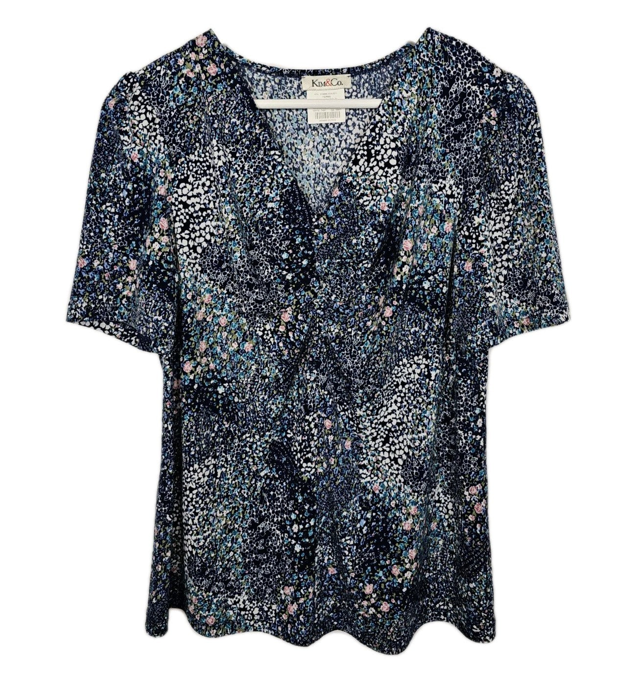 EK10297 Damen T-Shirt von Kim&Co, blau, Gr.M0