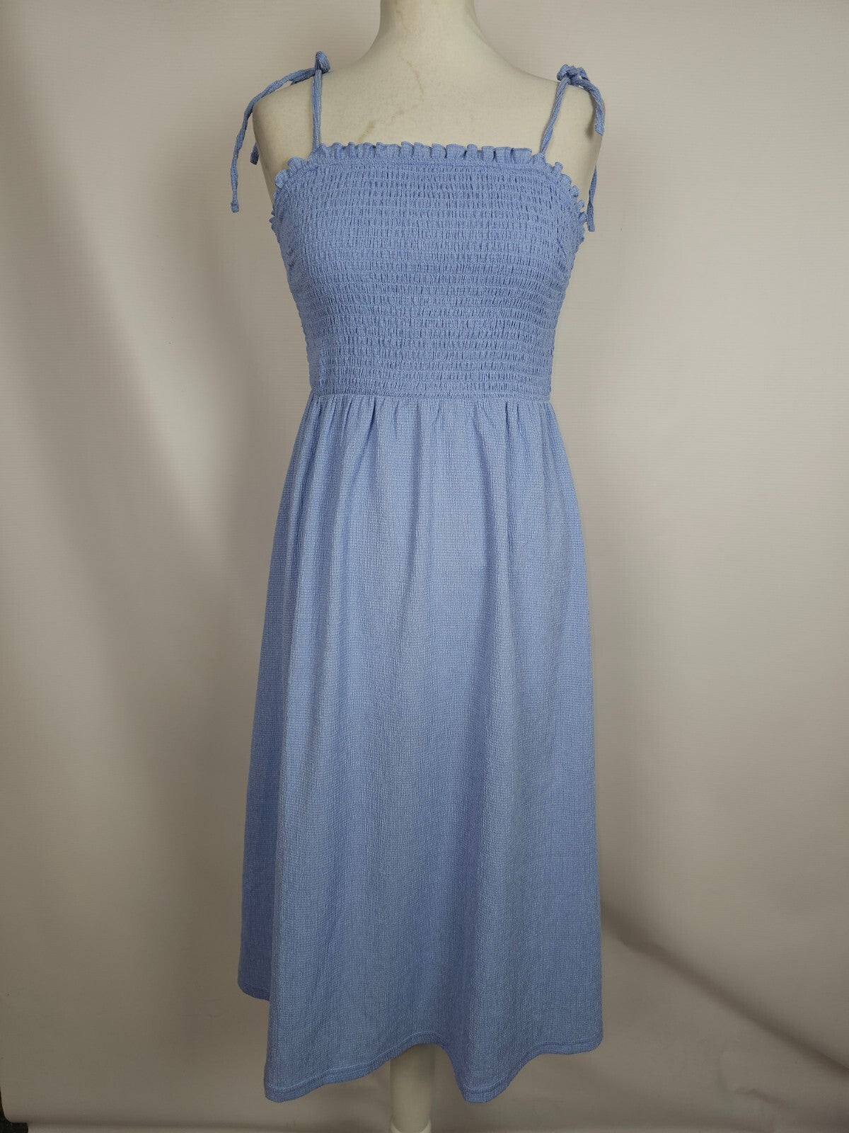 EK6524 Damen Kleid von Divided H&M, blau, Gr.S0