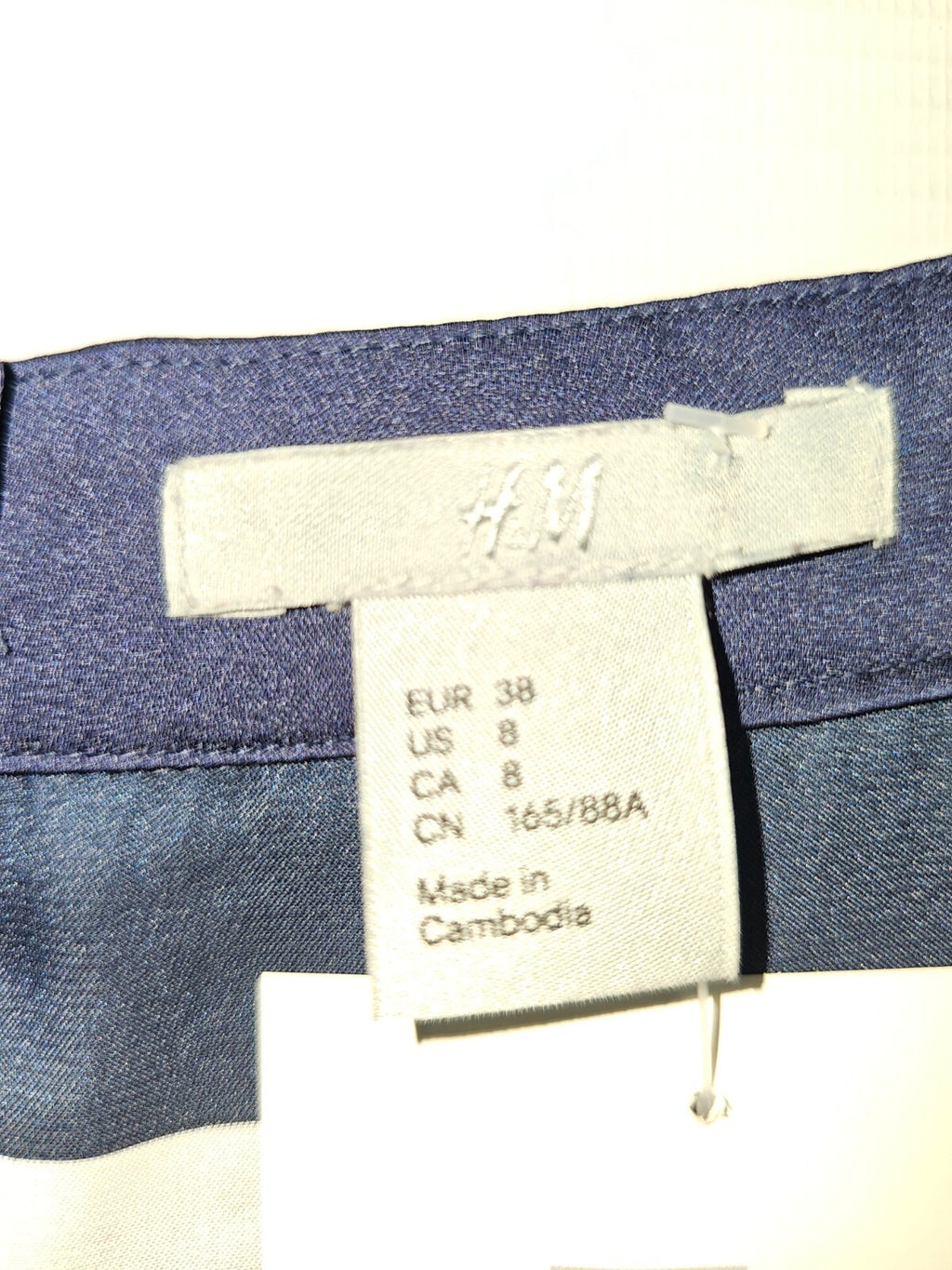 EK5172 Damen Top von H&M, blau, Gr.383