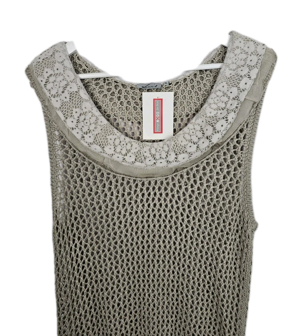 EK9686 Damen Trägershirt Luc, beige, Gr.XL1
