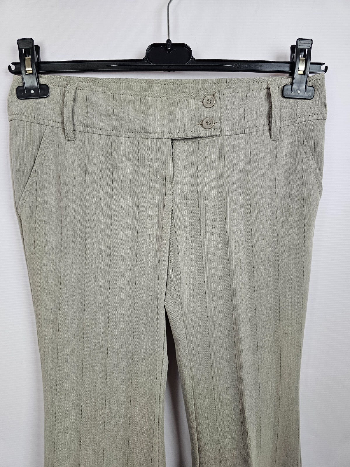 EK5439 Damen Anzughose von Tally Weijl, grau, Gr. XS Schlag Hose1