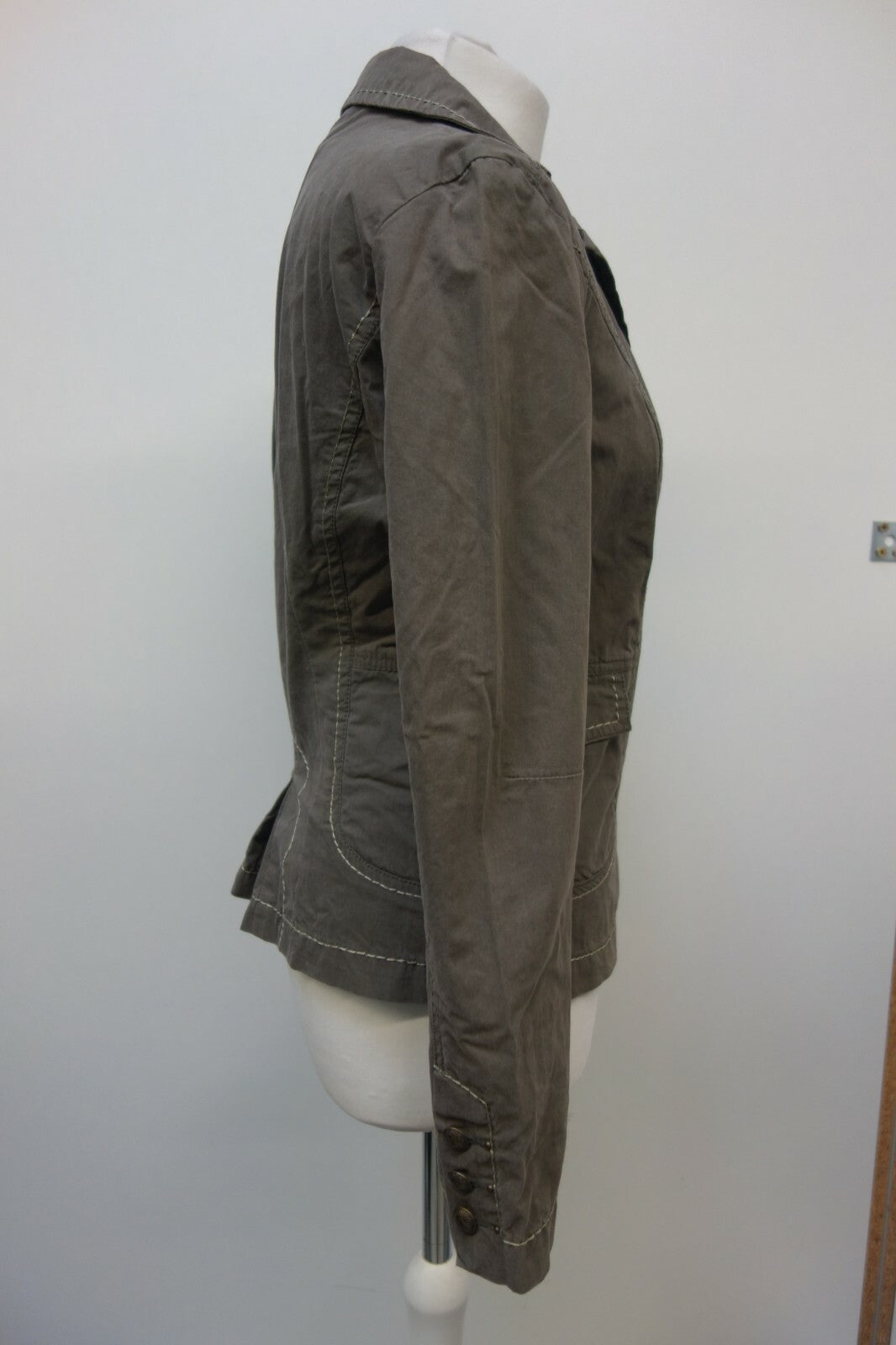 EK0445 Damen Jacke von Mexx, graugrün, Gr. 382