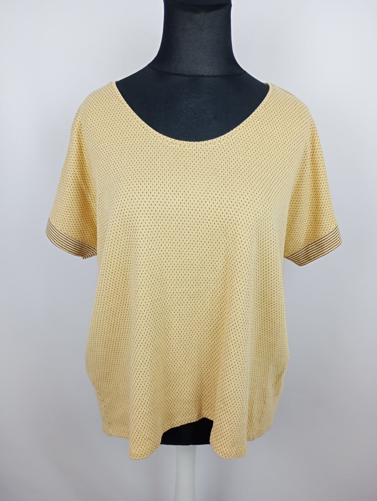EK4845 Damen Shirt von Laura Torelli, beigegelb, Gr. XL0