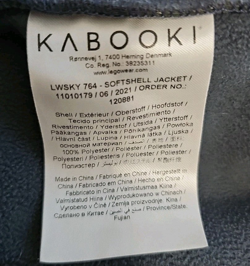 EK10247 Jungen Jacke von Lego, grün, Gr.1223