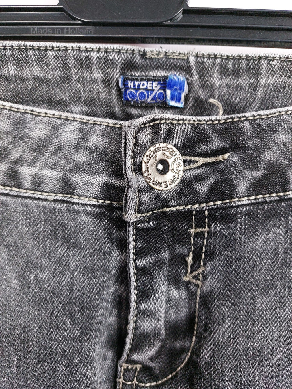 EK0188 Damen Jeans von Hydee Color, grau, Gr.385