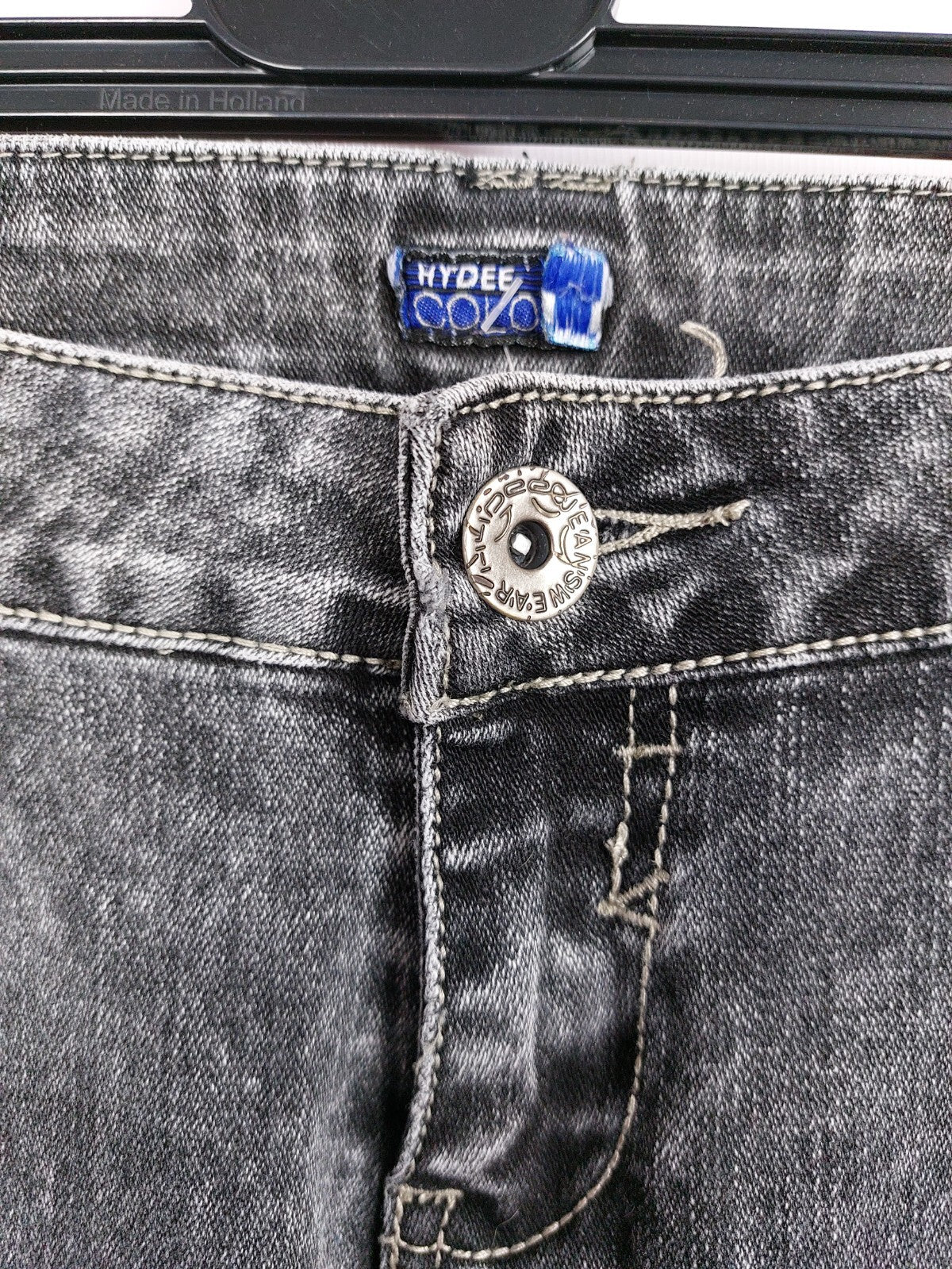 EK0188 Damen Jeans von Hydee Color, grau, Gr.385