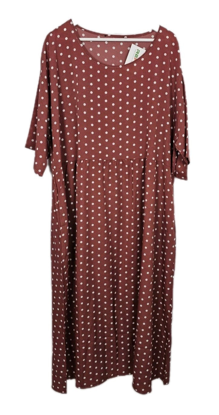 EK9373 Damen Kleid, Altrosa, Gr. Ca 54-560