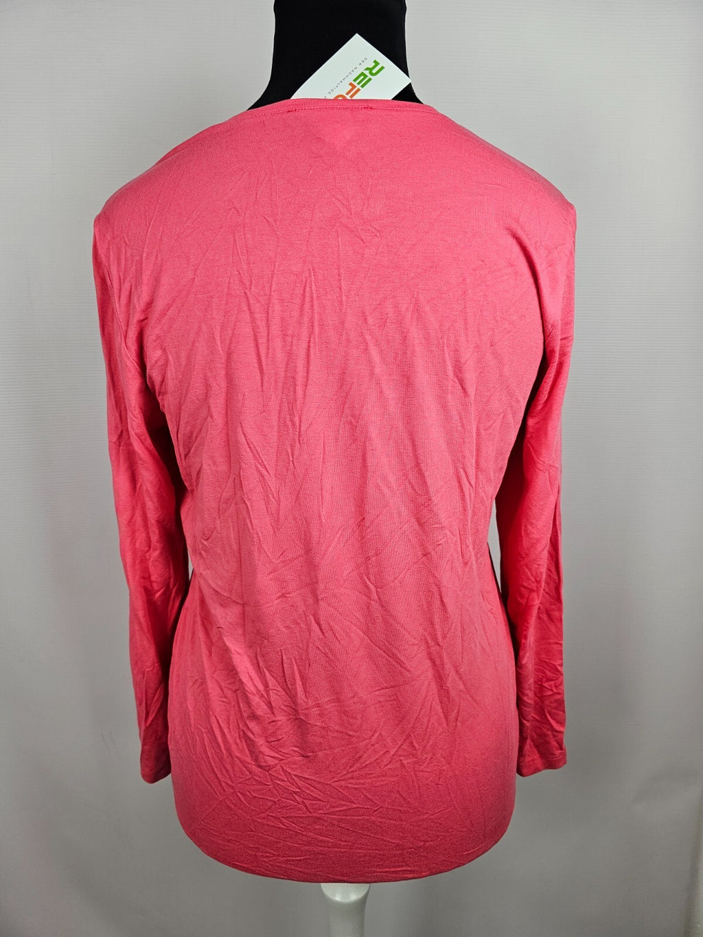 EK5469 Damen Langarmshirt von golléhaug, melonenrot, Gr. 444