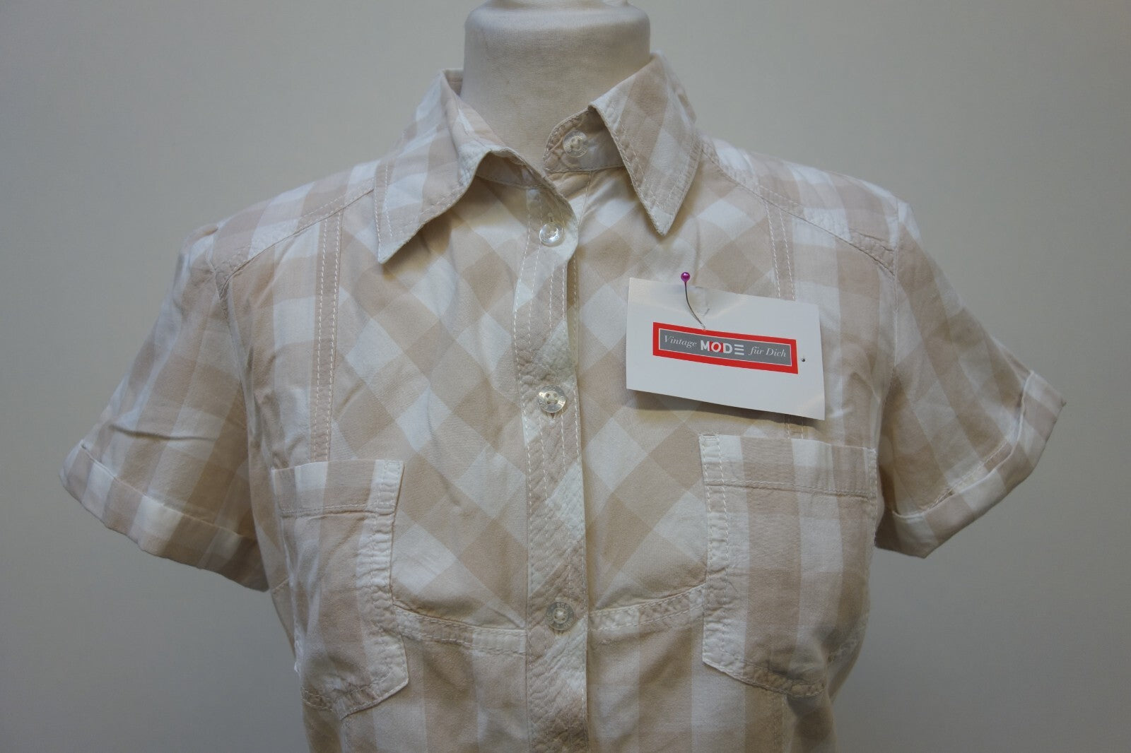 EK3558 Damen Bluse von edc, kariert, Gr. L1