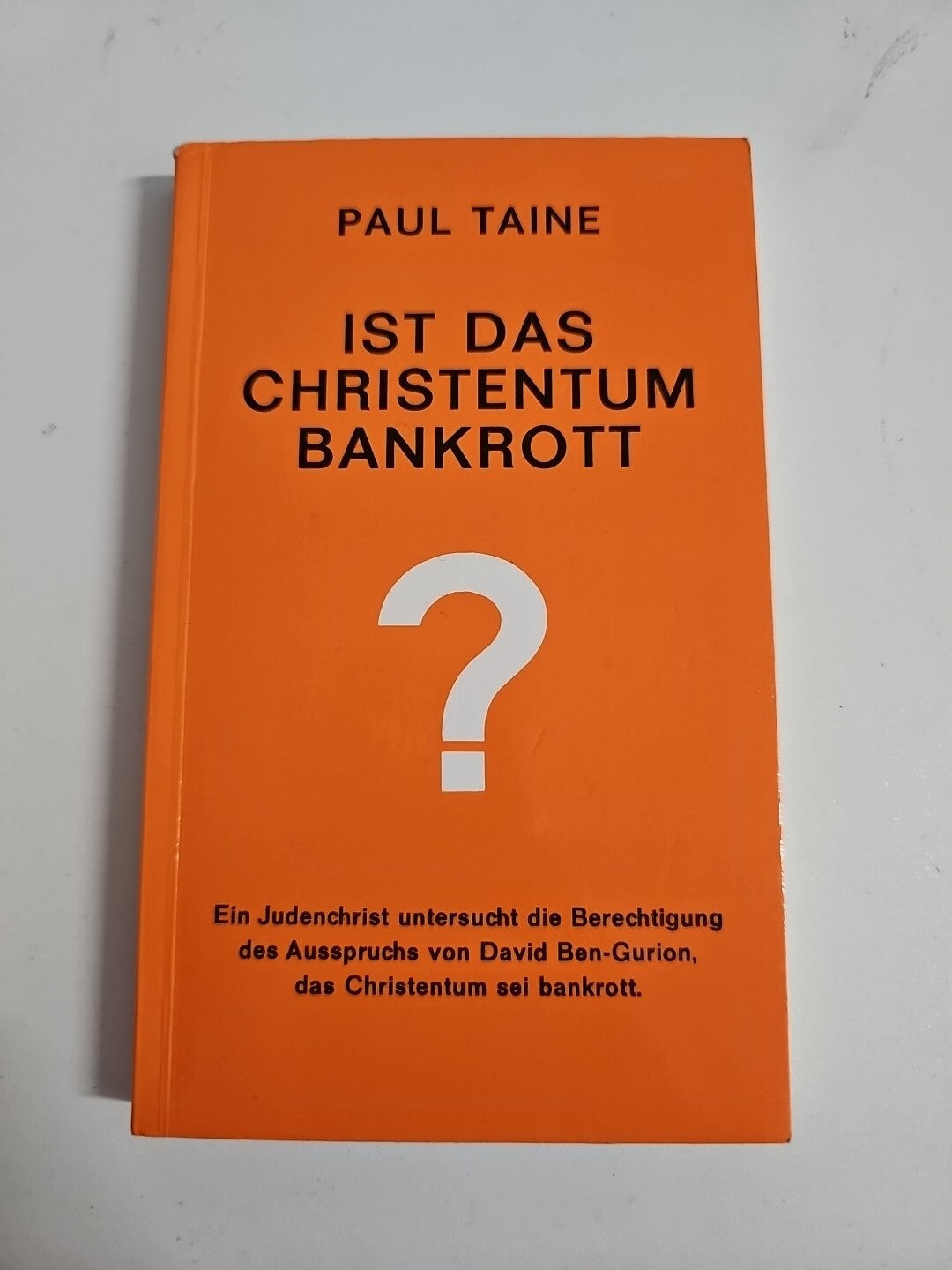 EB1776 Ist Das Christentum Bankrott, Paul Taine 0