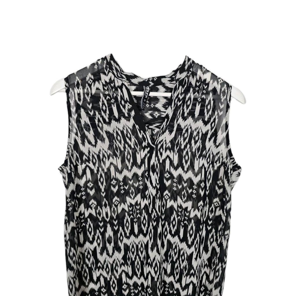 EK8981 Damen Bluse von Colors Of The World, schwarz-weiß, Gr.381
