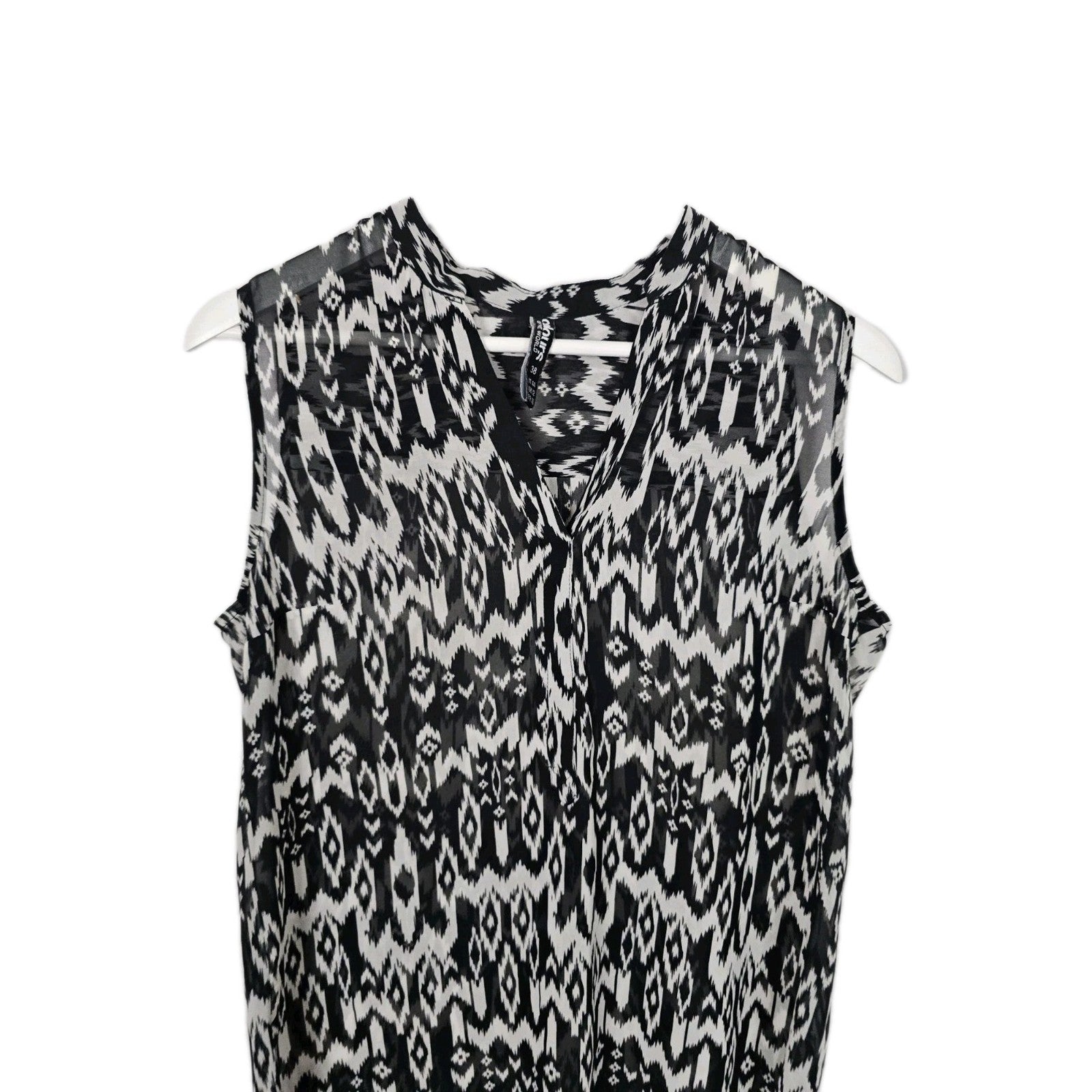 EK8981 Damen Bluse von Colors Of The World, schwarz-weiß, Gr.381