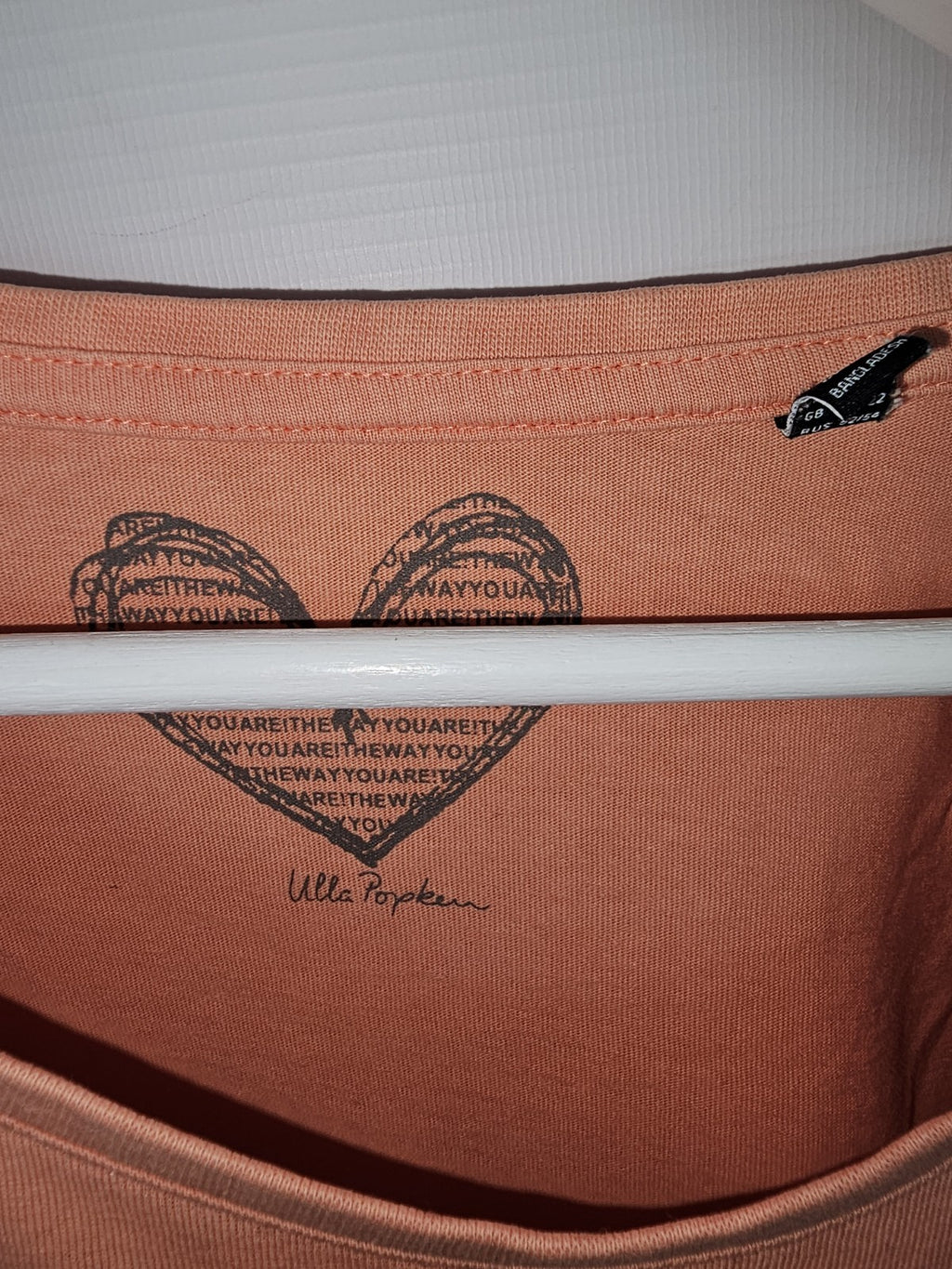EK8645 Damen Tshirt von Ulla Popken, Orange, Gr. 46/481