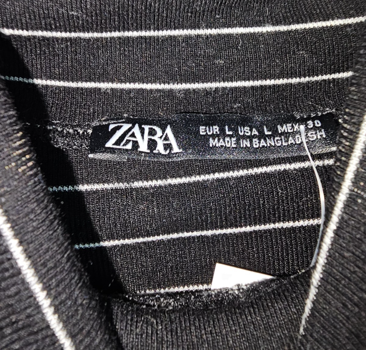 EK7024 Damen Shirt von Zara, schwarz, Gr. L1