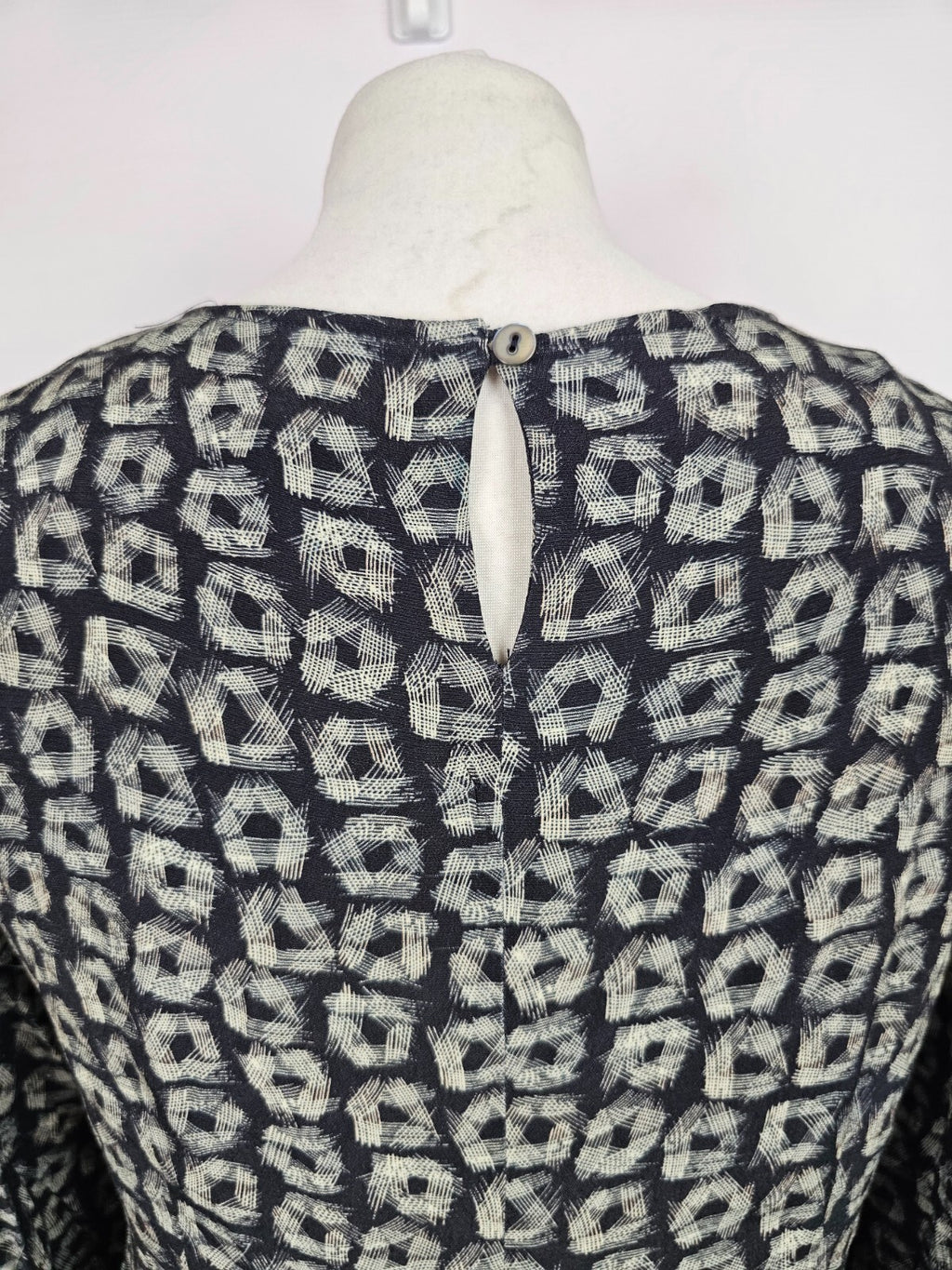 EK5342 Damen Kleid von Marc O`Polo, schwarz/beige, Gr. 365