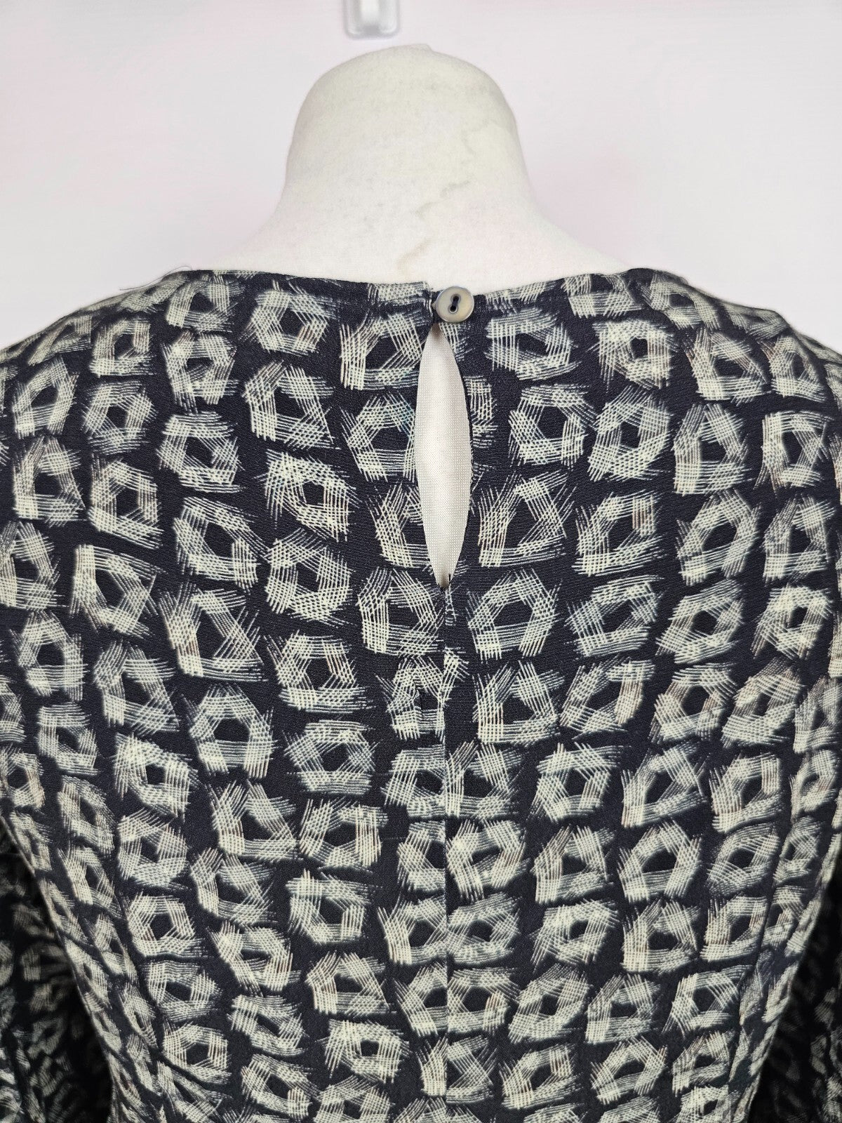 EK5342 Damen Kleid von Marc O`Polo, schwarz/beige, Gr. 365