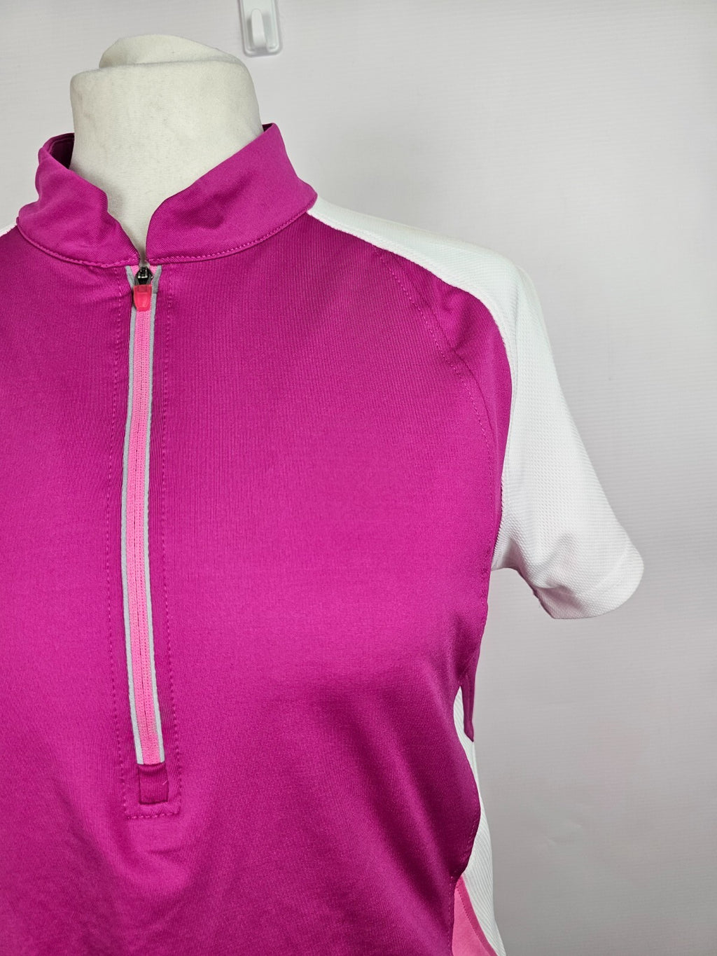 EK5426 Damen Radsport Shirt von Crivit, pink-weiß, Gr.M1
