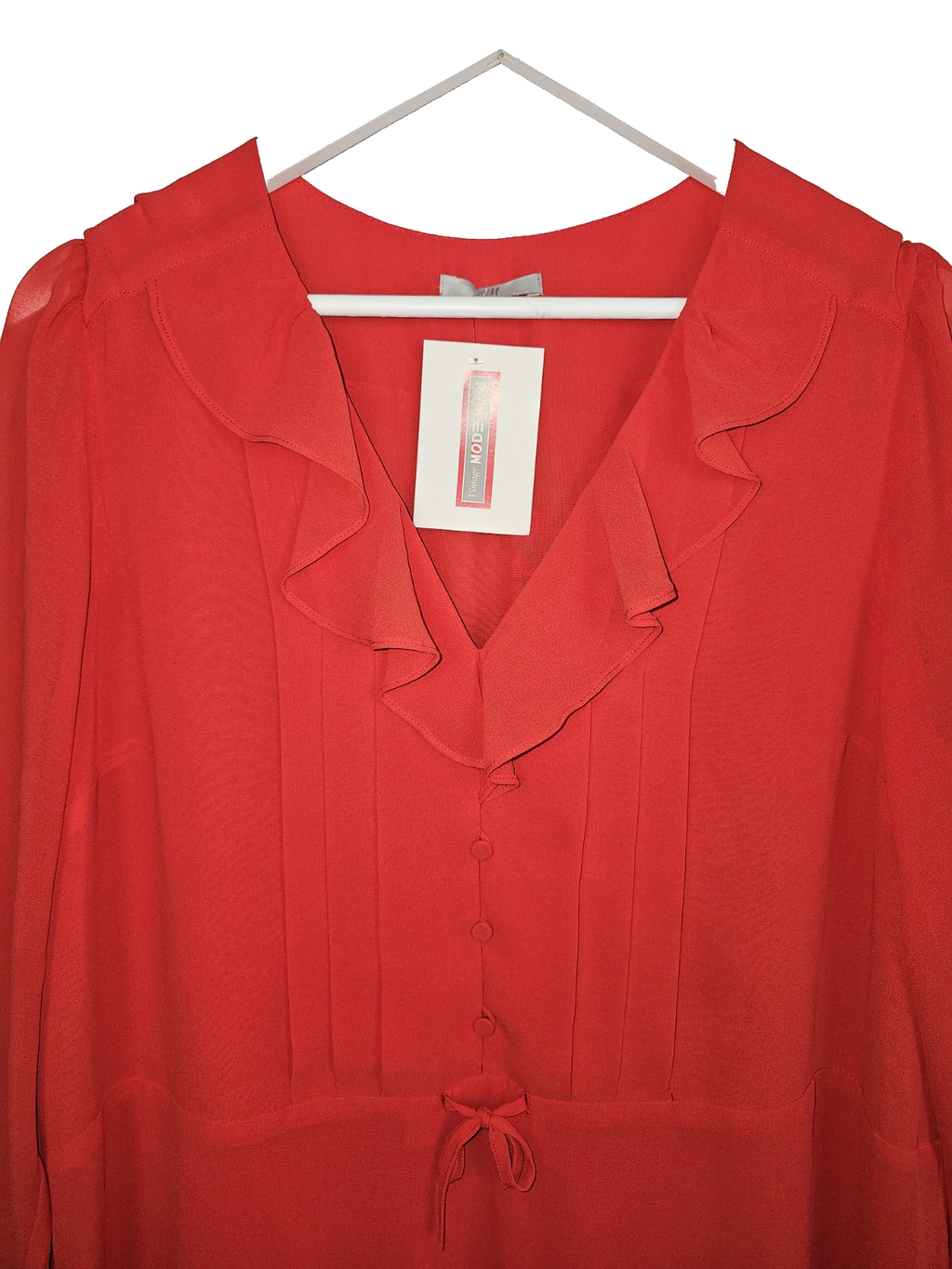 EK7038 Damen Kleid von H&M, rot, Gr.L2
