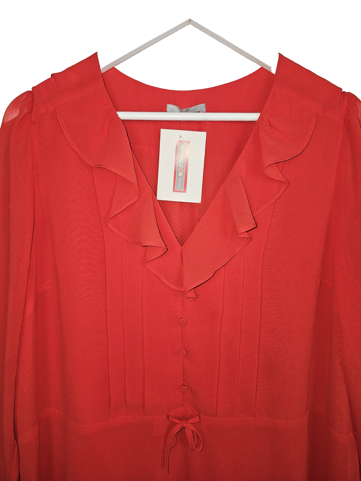 EK7038 Damen Kleid von H&M, rot, Gr.L2