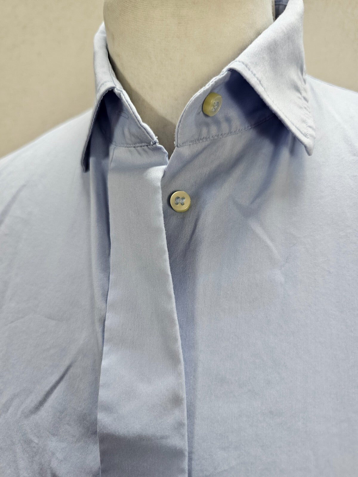 EK1791 Damen Bluse von Boss, blau, Gr. 382