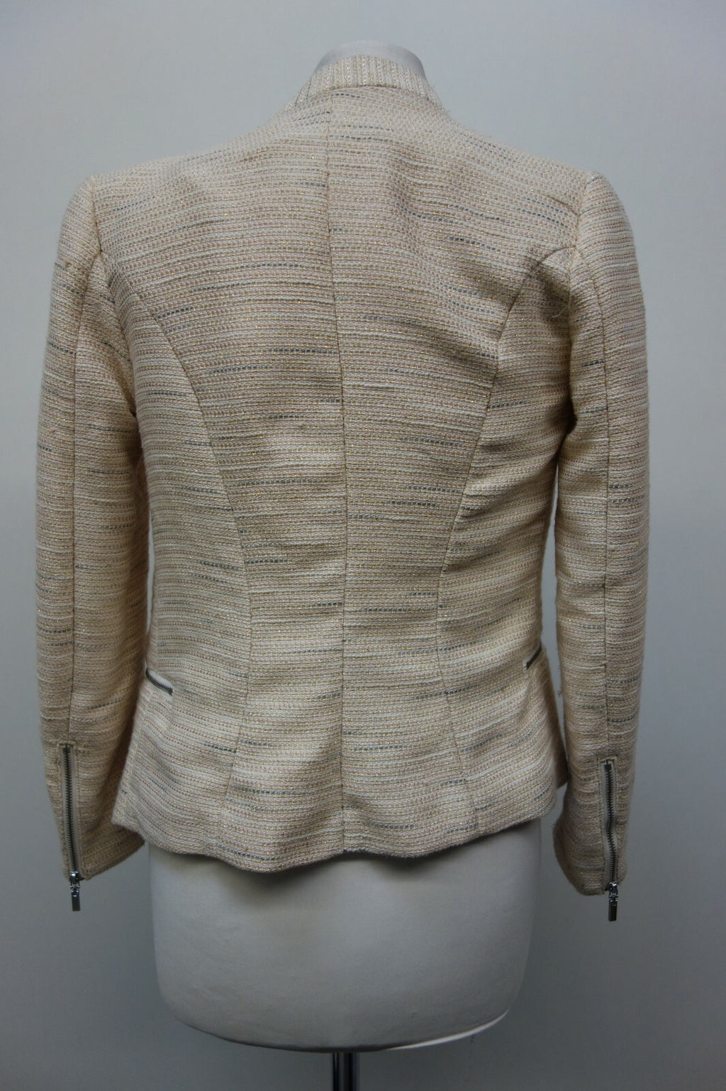 EK0646 Damen Jäckchen von H&M, beige, golden, Gr. 341