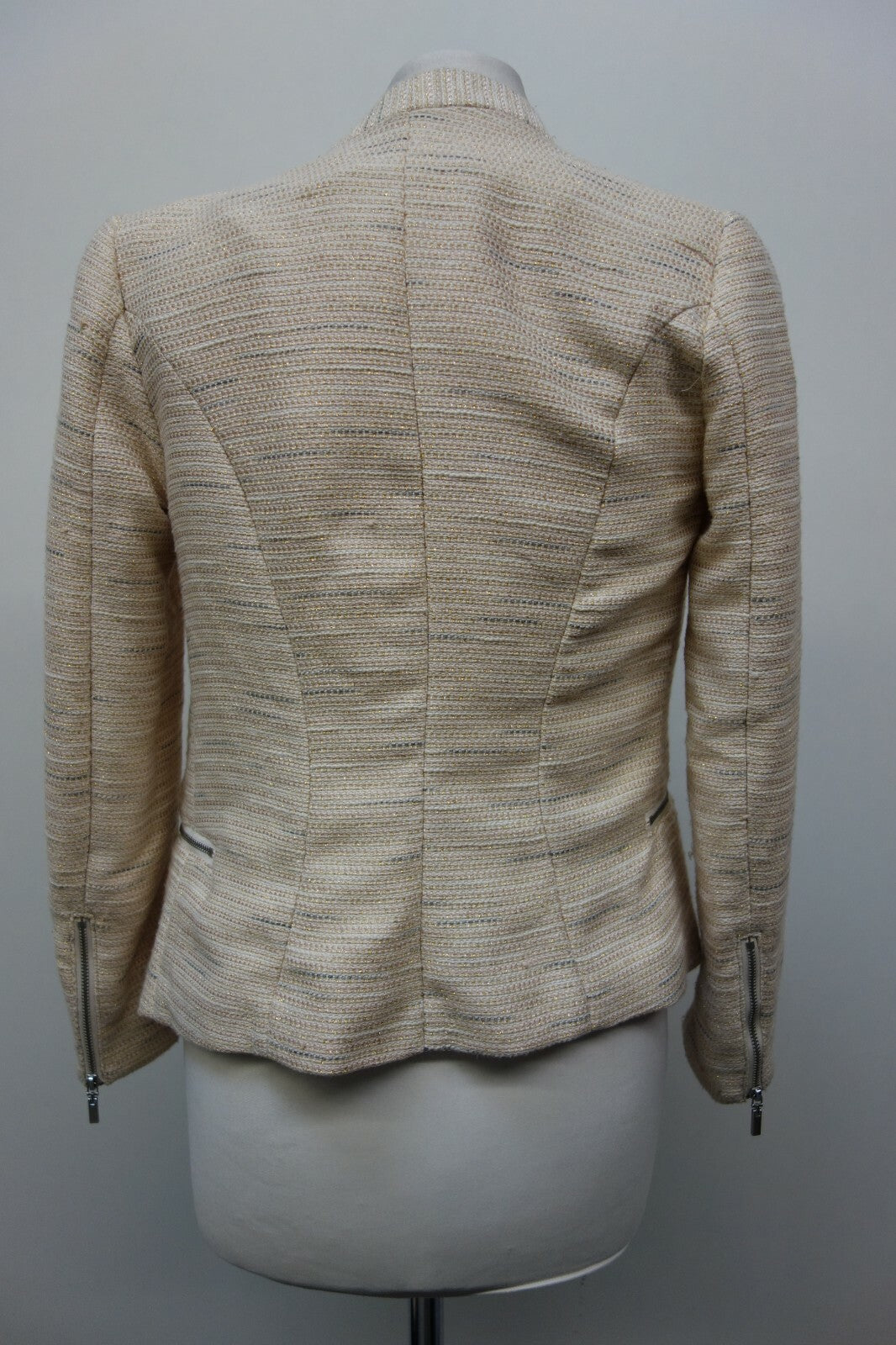 EK0646 Damen Jäckchen von H&M, beige, golden, Gr. 341