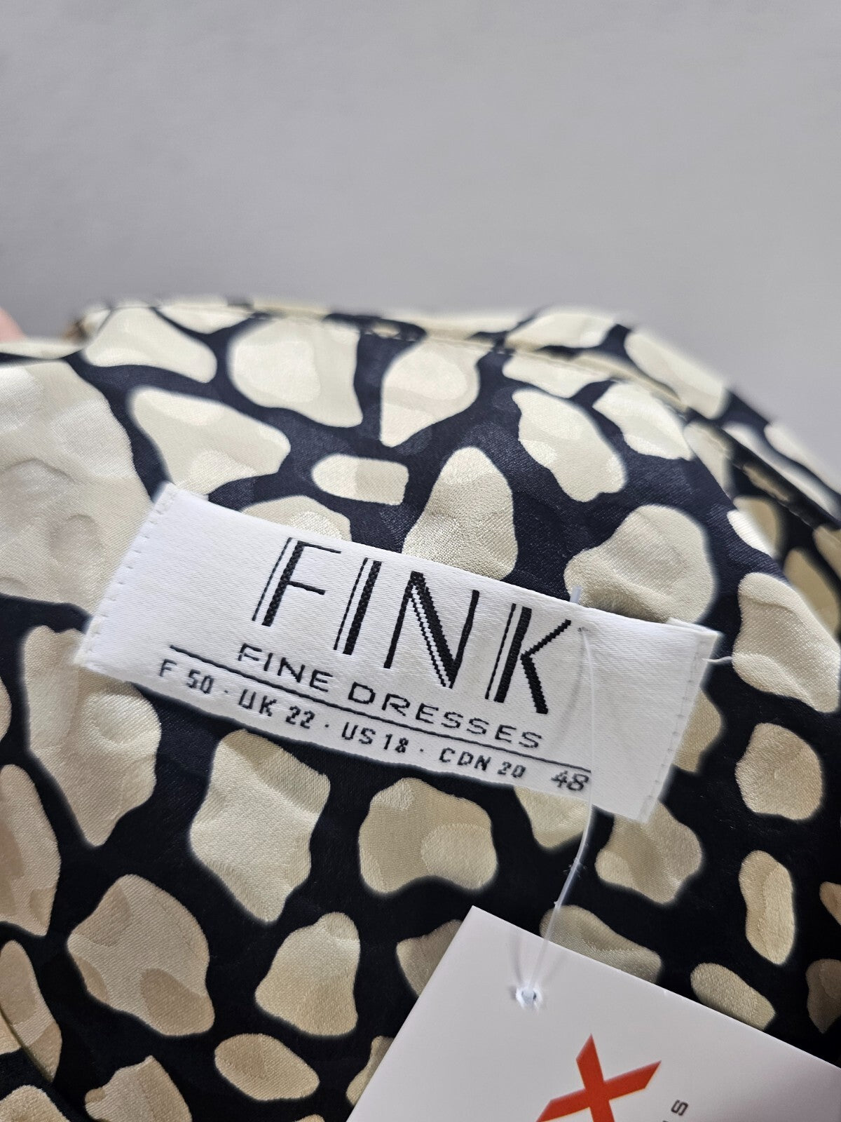 EK4907 Damen Blusenjacke von Fink, beige/schwarz, Gr. 486