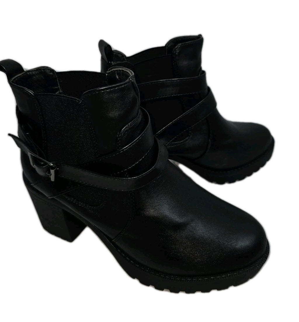 ES790 Damen Stiefelette von Rainbow, schwarz, Gr.390