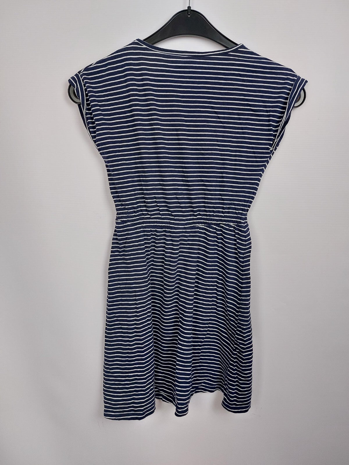 EK4552 Mädchen Kleid von Yigga, blau-weiß, Gr.146/1525