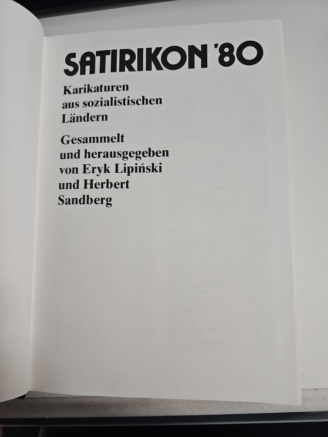 EB1525 Satirikon 80 - Karikaturen aus sozialistischen Ländern1