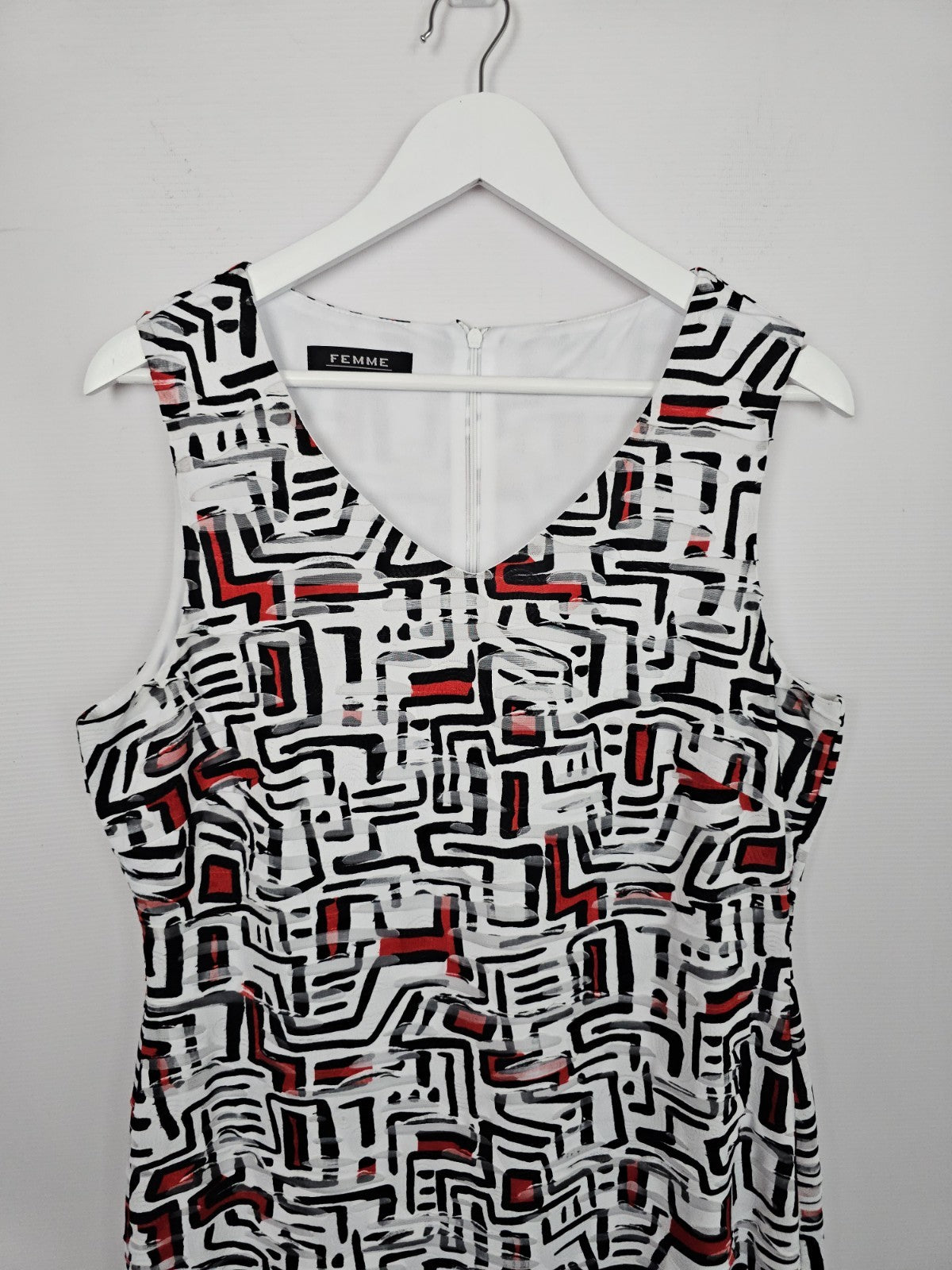 EK9169 Damen Kleid von Femme, Weiß, Gr. Ca 441