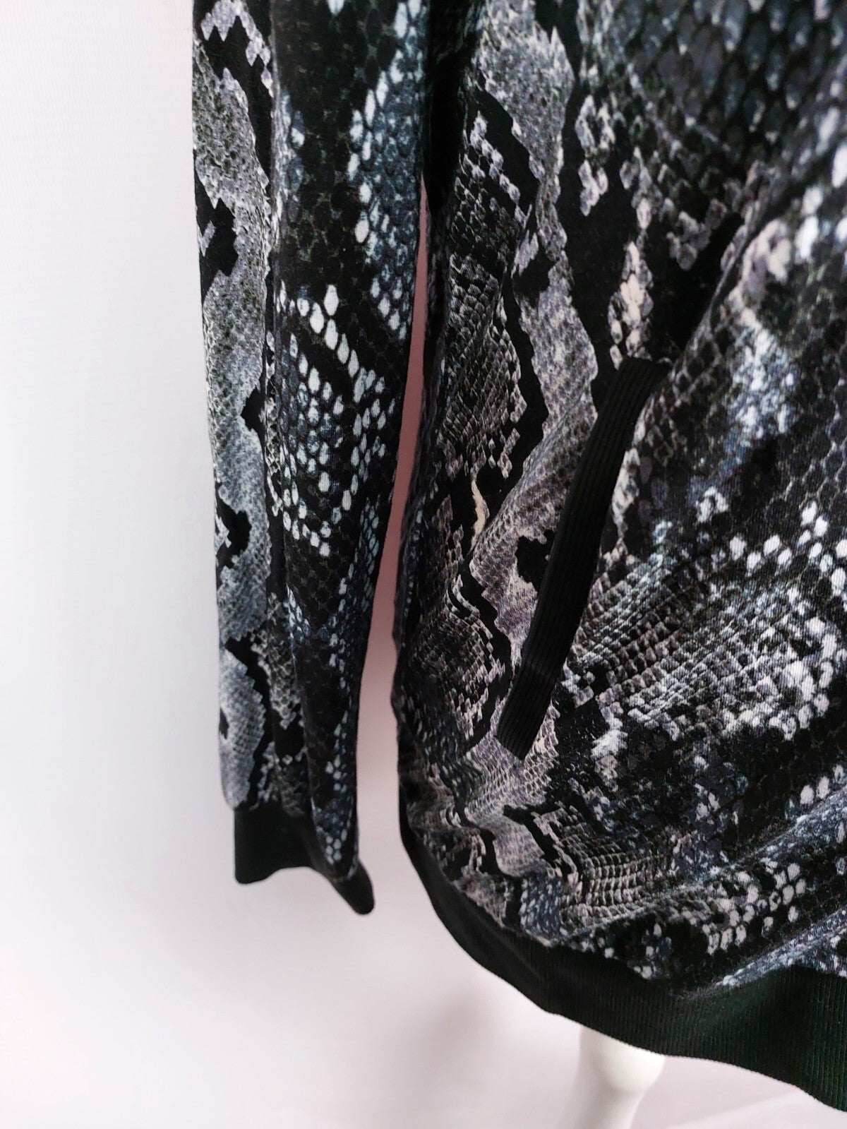 EK0368 Damen Strickjacke von Pfeffinger, schwarz/grau, Gr. 382