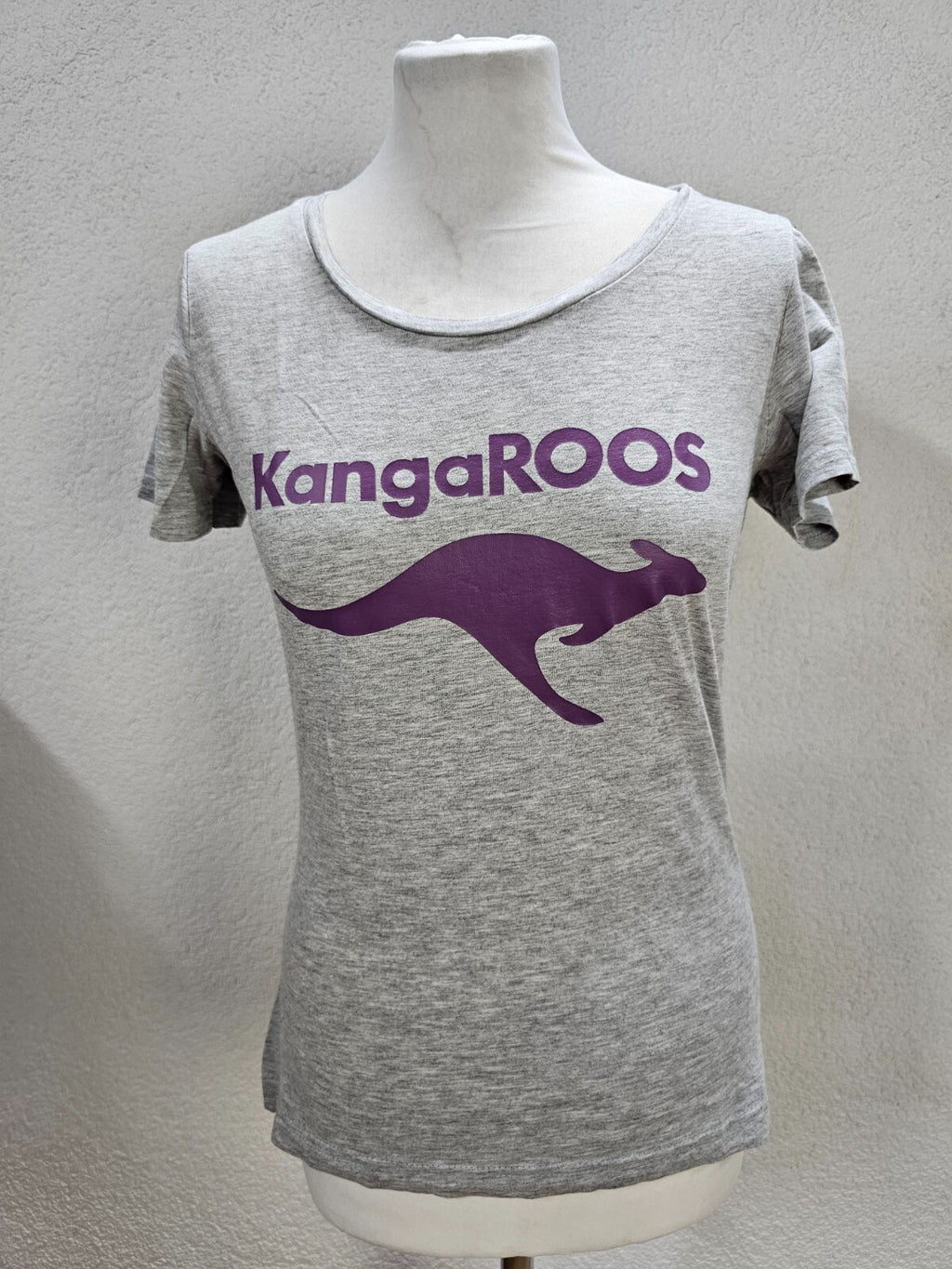 EK6126 Damen T-Shirt von KangaROOS, grau, Gr. S0