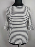 EK1141 Damen Shirt von Opus, weiß-schwarz, Gr.420