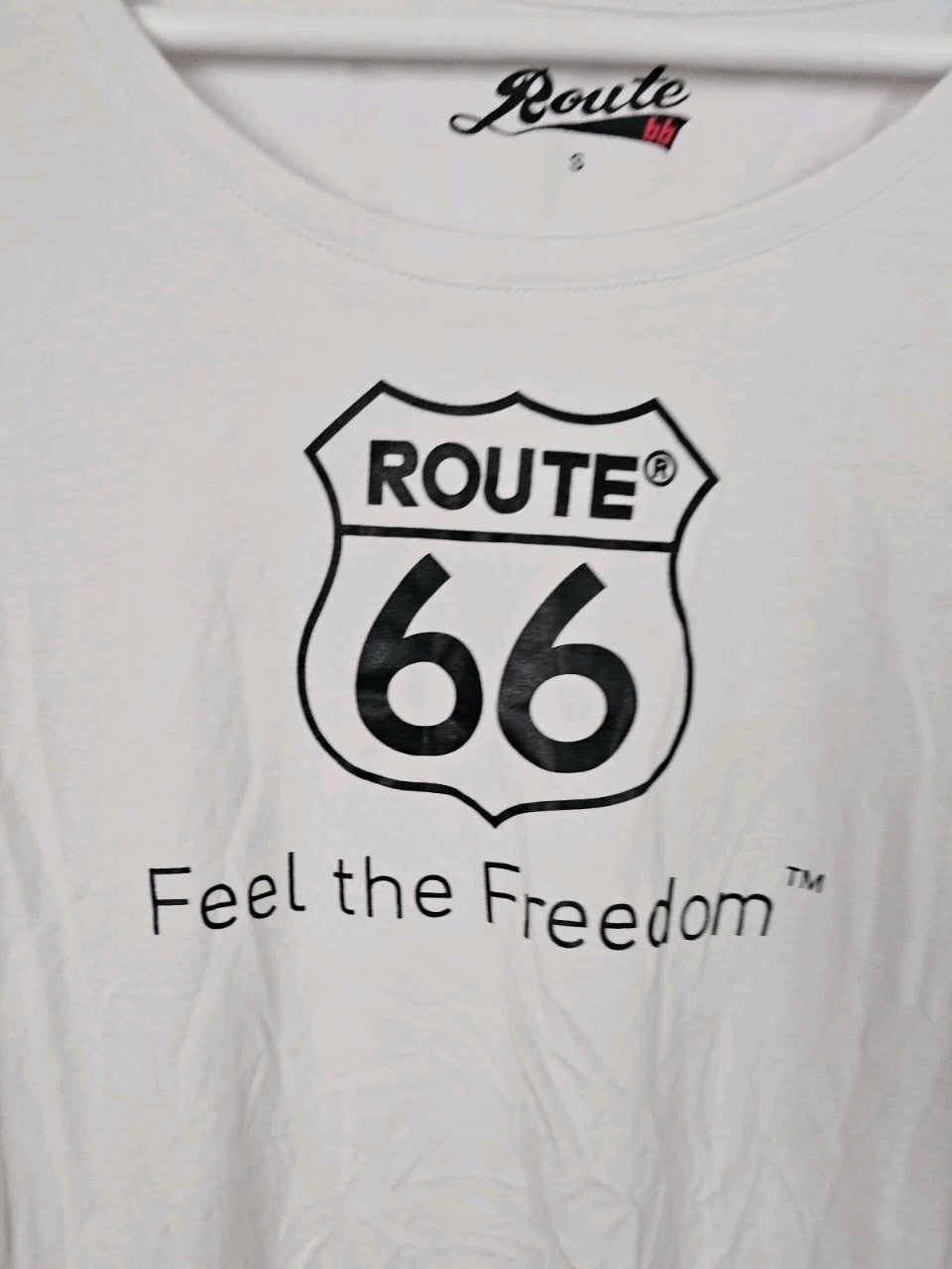 EK9125 Damen Langarmshirt von Route 66, weiß, Gr.S1