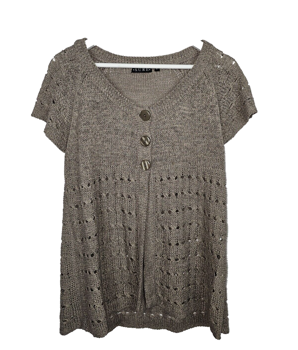 EK6851 Damen Pullover von Sure, Braun, Gr.L0