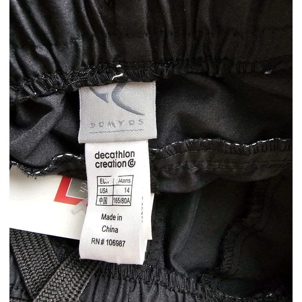 EK10783 Kinder Shorts von Decathlon, Schwarz, Gr. 1582